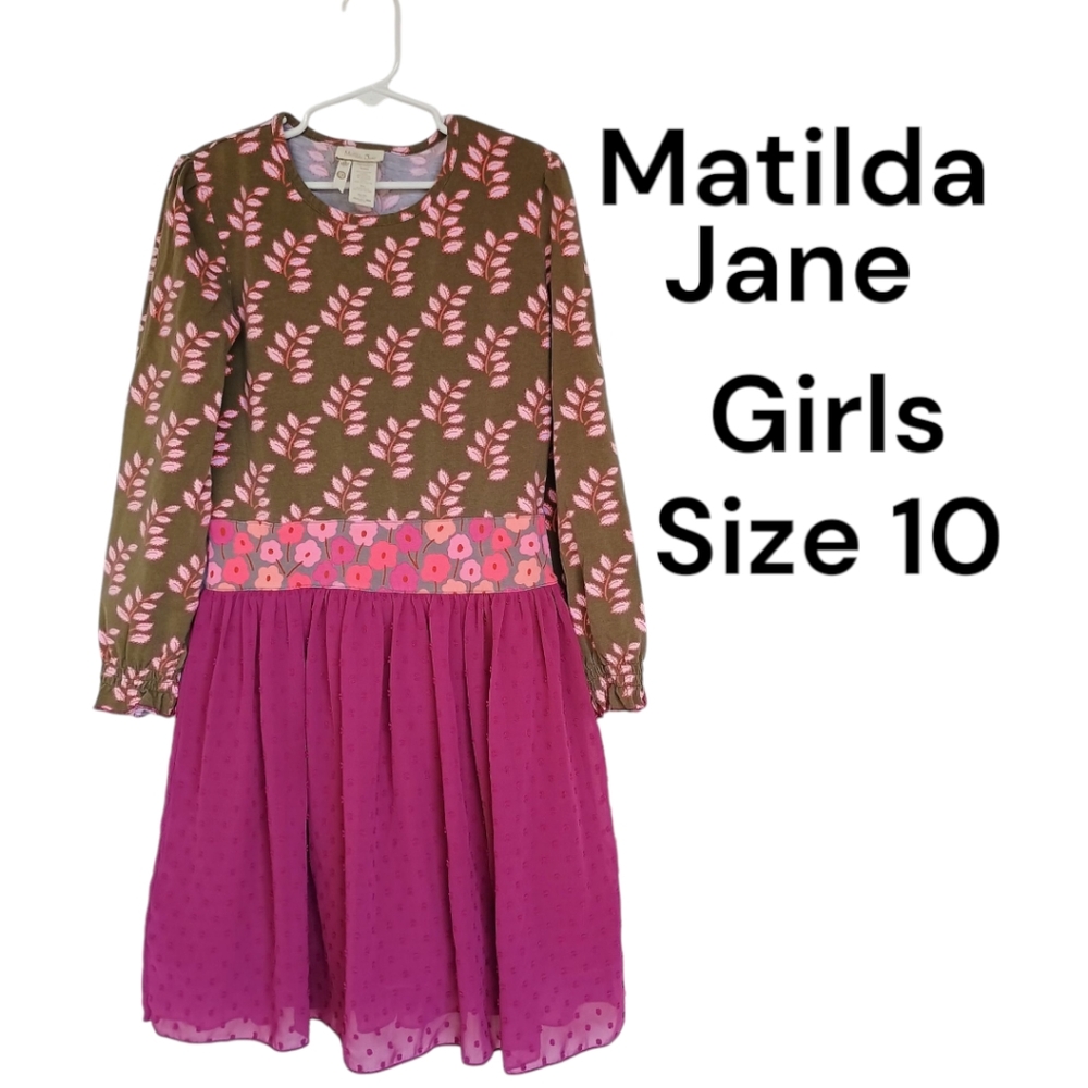 Matilda Jane Girls Size 10 Secret Fields Moonlit Meadows Dress